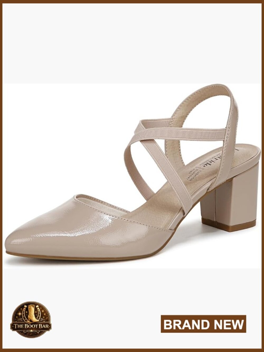 Block Heel Slingback Pump with Soft System Comfort